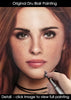 Freckled Redhead Original Painting (study/class demo):