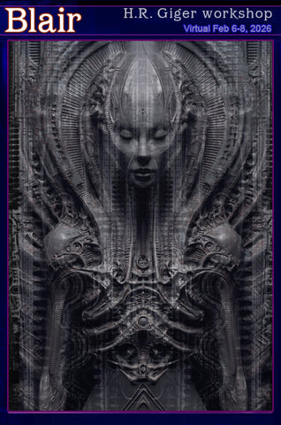 Dru Blair: Airbrush - H.R. Giger Workshop Virtual
