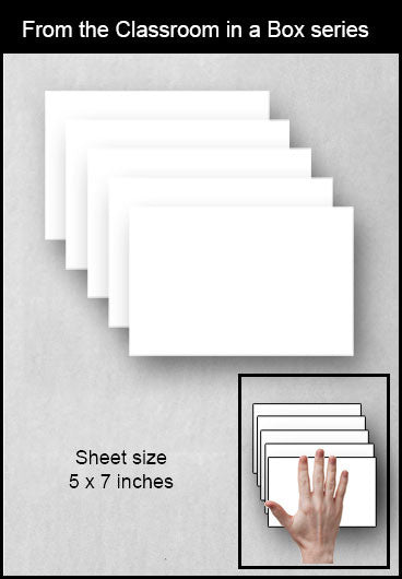 Paper - 5 sheets 5 x 7 inches